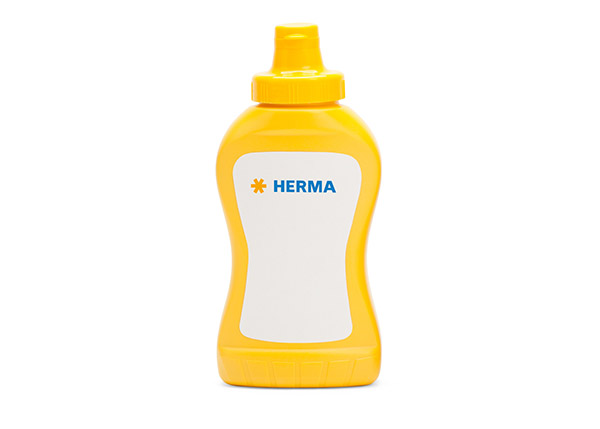Food labeling plastic bottles