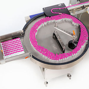 HERMA Vaccine Labeling Tray with Turntable