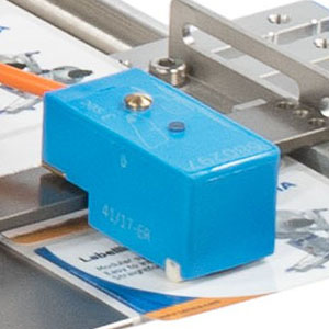[Translate to English:] HERMA Etikettierer Bauteil Etikettenabtastung