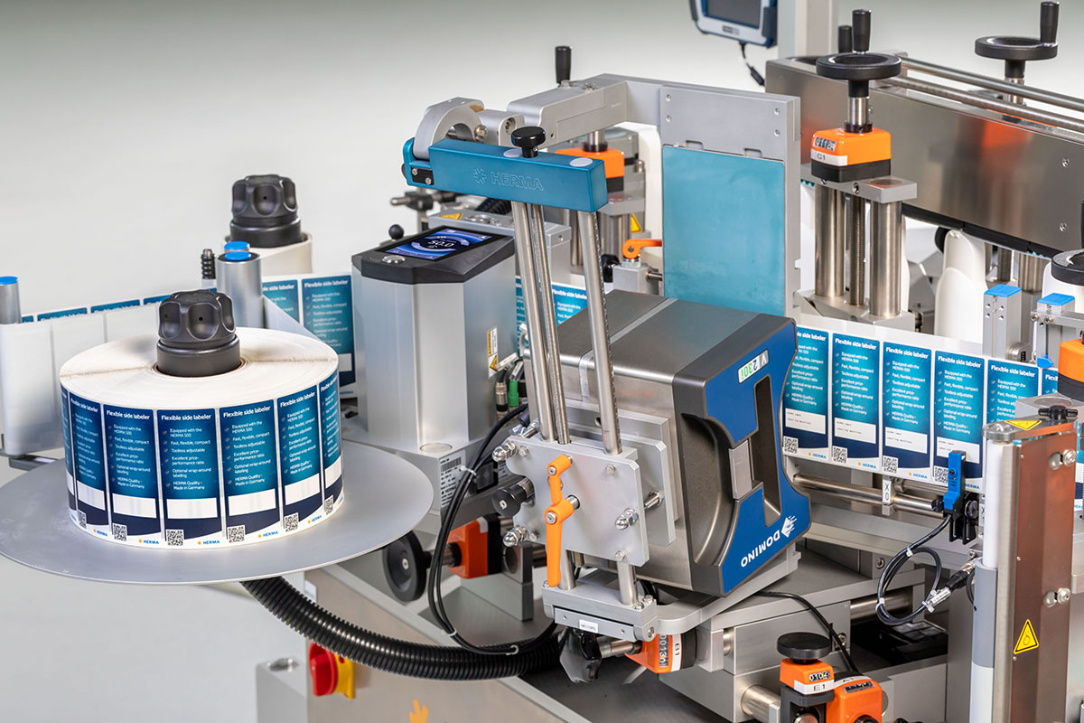 Twoside labeler HERMA 362E powerful and sturdy